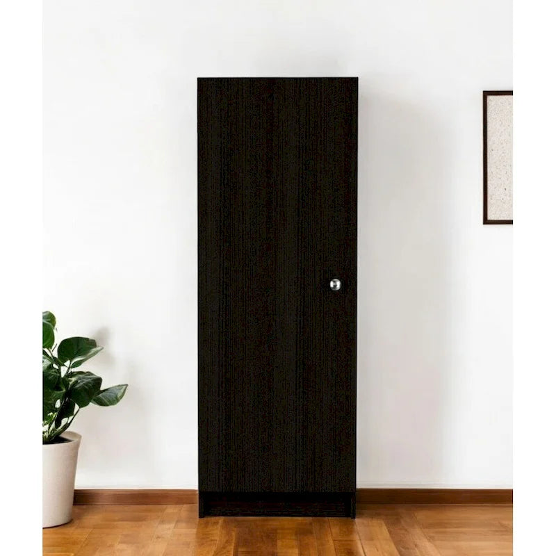 Garde-manger ou placard de rangement 47 Black Wood – 16.9' X '47.4' X '12.3