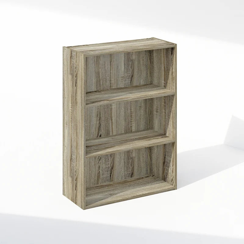 Étagère ouverte simple, bibliothèques, 3 niveaux