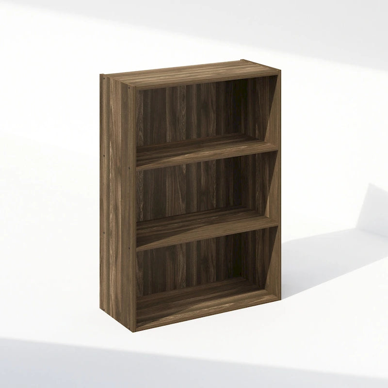 Étagère ouverte simple, bibliothèques, 3 niveaux