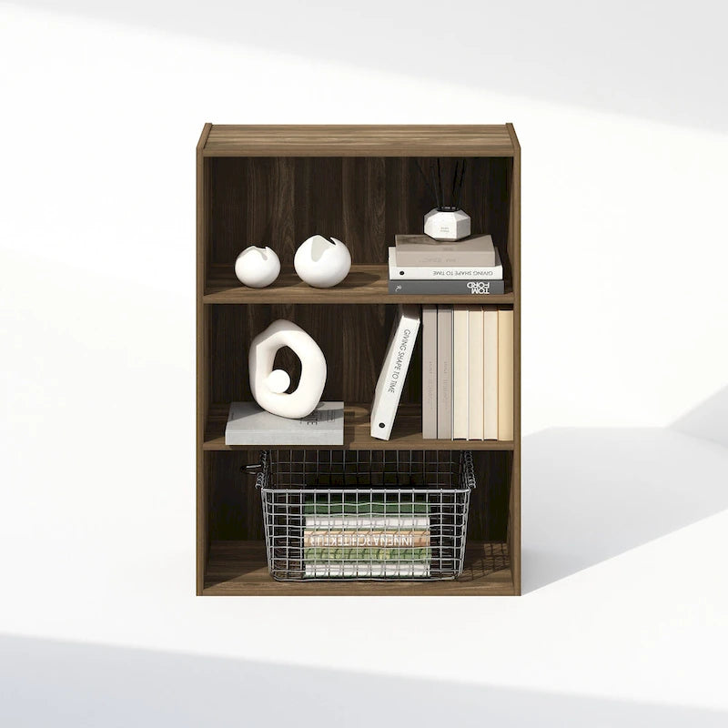 Étagère ouverte simple, bibliothèques, 3 niveaux
