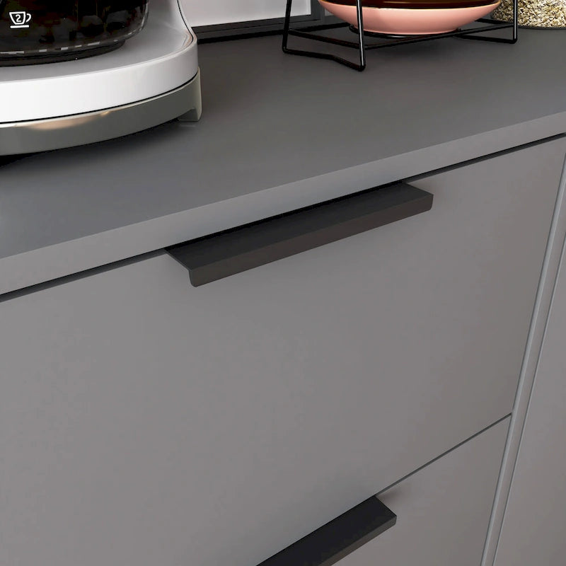 Meuble de rangement moderne avec 3 tiroirs et une étagère réglable pour salon, bureau, entrée