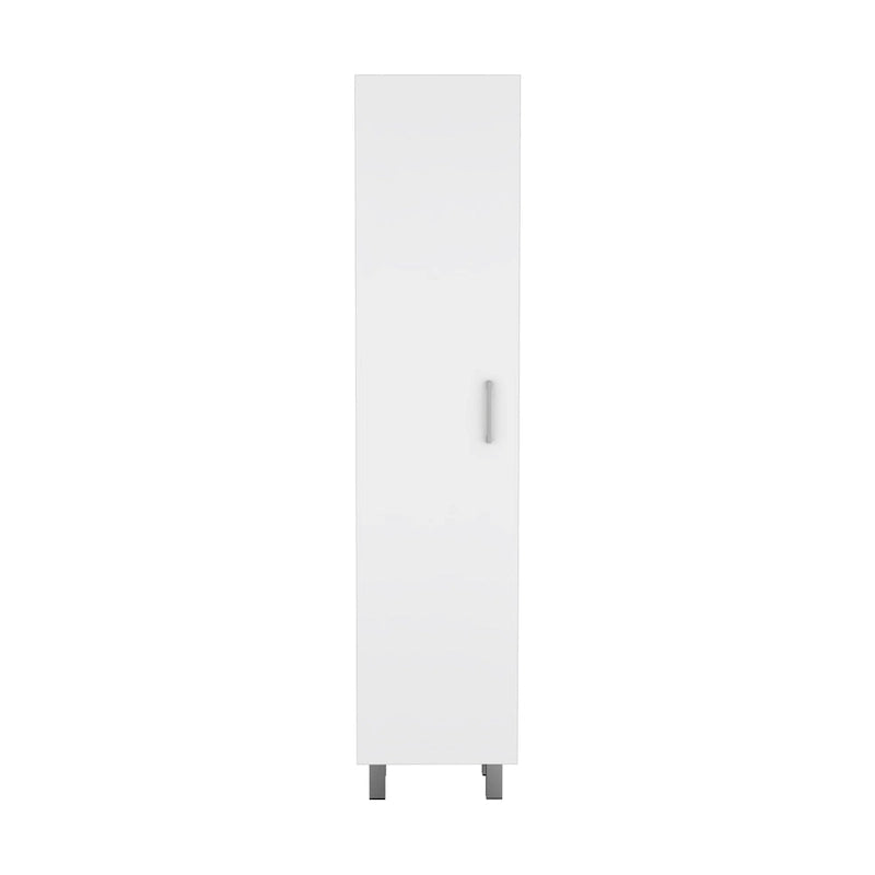 Armoire de rangement haute de 71 po à 5 tablettes pour balais