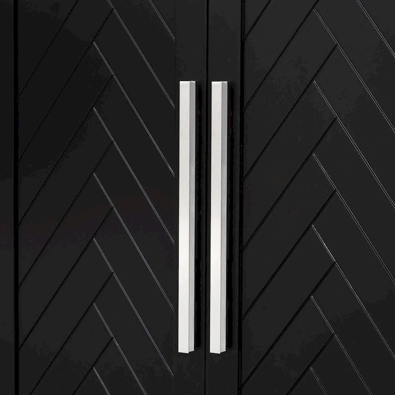 Bahut à 4 portes Grand espace de rangement Armoire de buffet - N/A