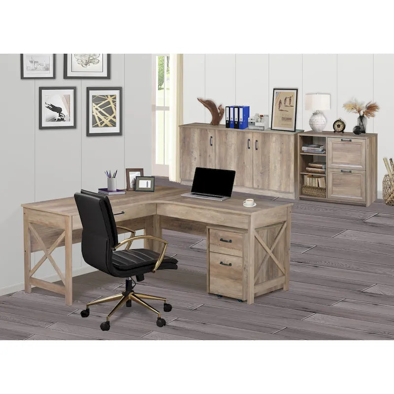 Meuble de rangement Credenza Alaska à 3 portes