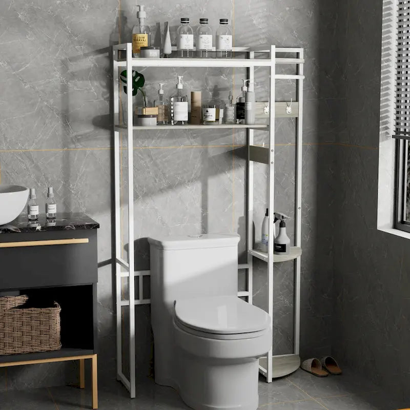Meuble de rangement pour WC, étagère au-dessus des toilettes, organiseur pour machine à laver
